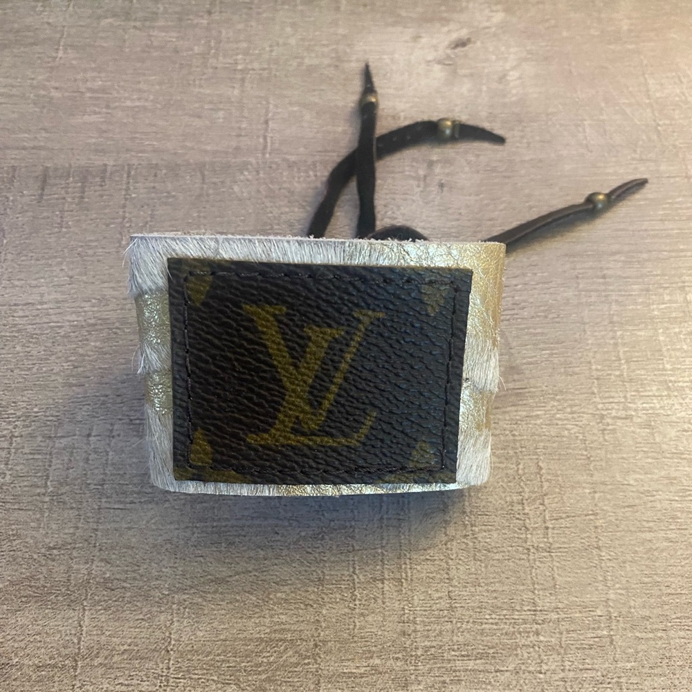 Brand new up-cycled adjustable cuff bracelet. Never worn.